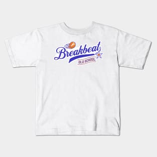 BREAKBEAT - Old School Ball logo Kids T-Shirt